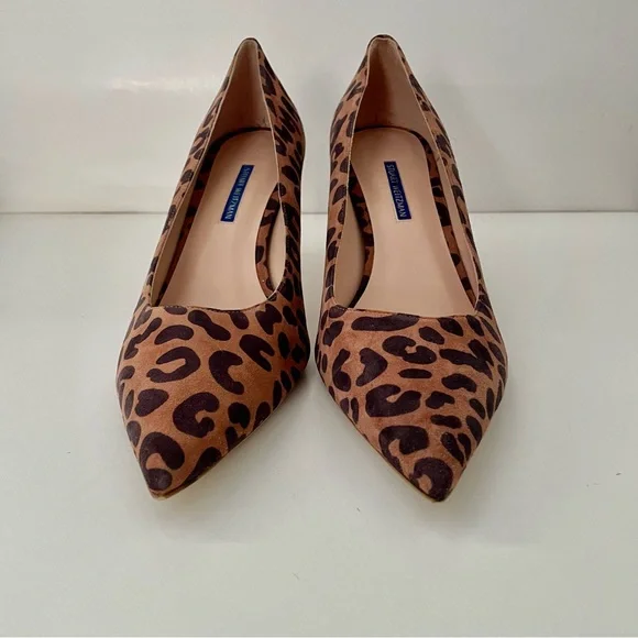 Stuart Weitzman Leopard Print Heels - Picture 2 of 10
